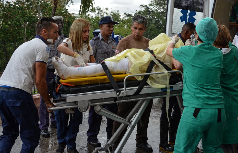 Fotografija: Nesreča na Kubi. FOTO: Reuters