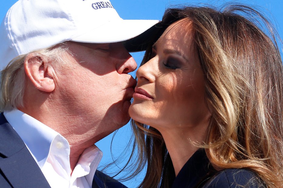 Fotografija: Donald Trump naj bi jo večkrat obiskal v bolnišnici. FOTO: Carlo Allegri, Reuters