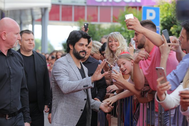 Burak Özçivit v Cityparku, Ljubljana, 30. 5. 2018. FOTO: Voranc Vogel, Delo