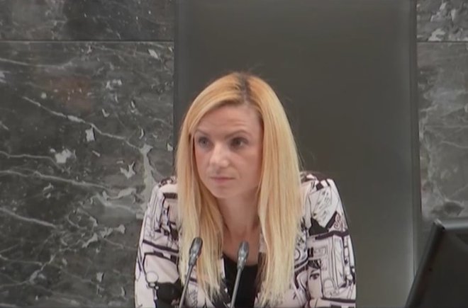 Tina Heferle. FOTO: RTV Slovenija, posnetek zaslona