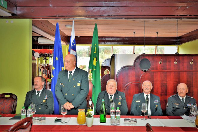 Adi kot predsednik ZVVS Spodnje Savinjske doline in nekdanji poveljnik TO med praznovanjem 50-letnice TO letos v Žalcu FOTO: Darko Naraglav