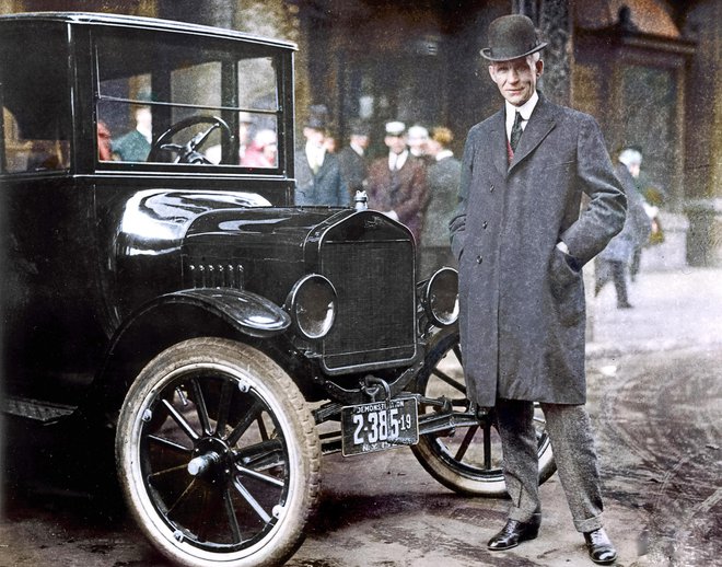 Henry Ford in njegov model T