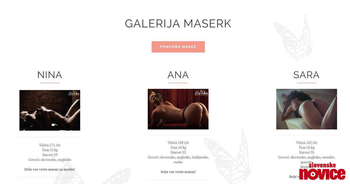 Masaže slovenija erotske Erotic massages