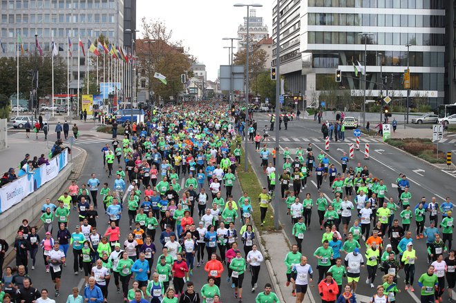 Ljubljanski maraton. FOTO: Jože Suhadolnik