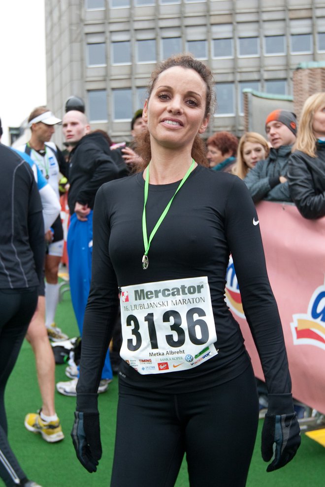 Metka Albreht je ena redkih Slovenk, ki so pretekle šest svetovnih maratonov. Tokrat je v Ljubljani ne bo.