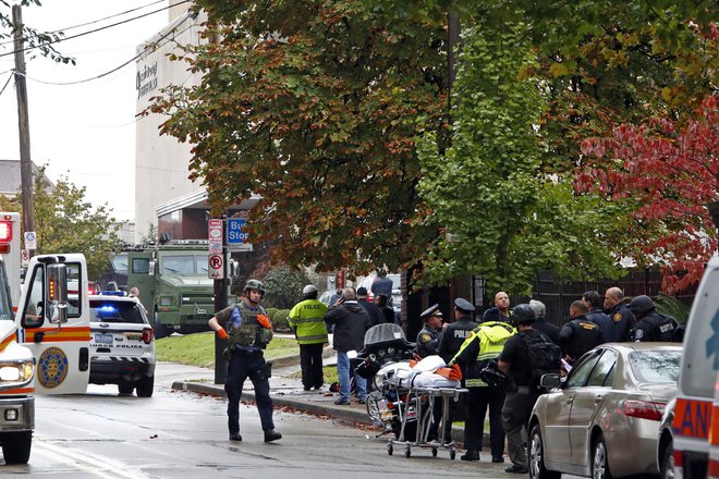 Streljanje v sinagogi. FOTO: AP