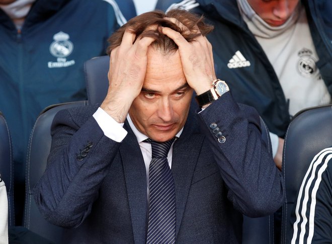 Julen Lopetegui je na klopi Real Madrida zdržal le štiri mesece. Foto: Reuters