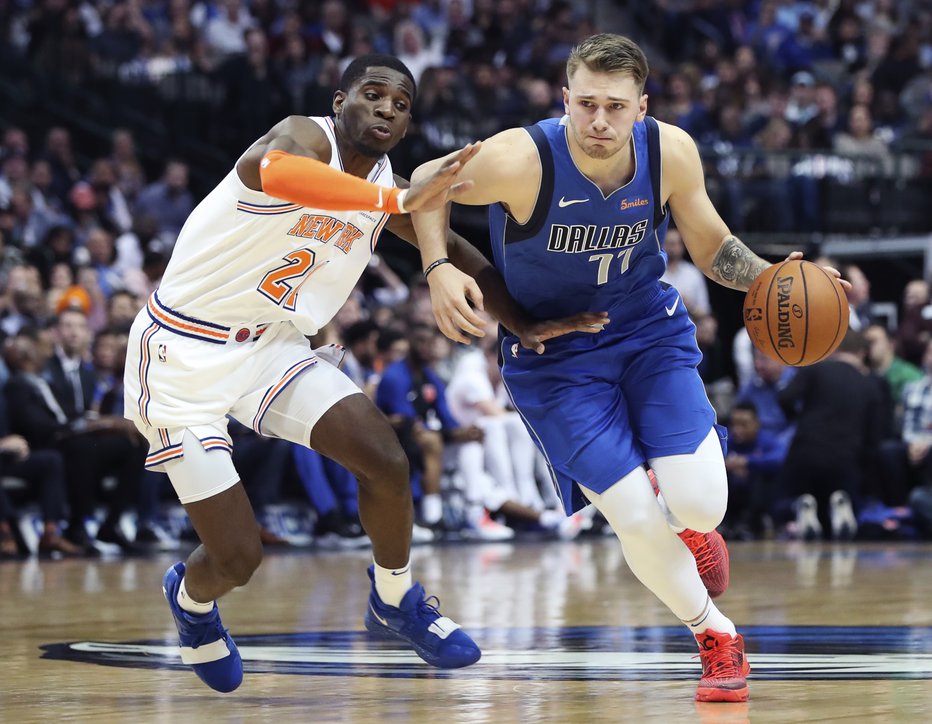 Fotografija: Luka Dončić že kot novinec v ligi NBA navdušuje košarkarsko srenjo. Foto: Usa Today