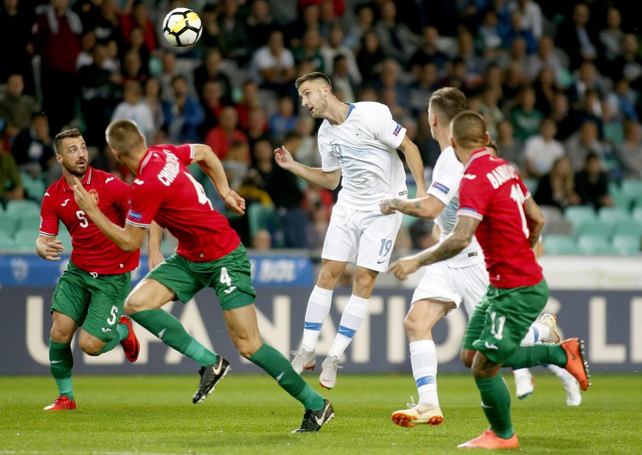 Fotografija: Andraž Šporar bo v domačem mestu poskušal zabiti prvi gol v dresu slovenske reprezentance. Foto: Roman Šipić