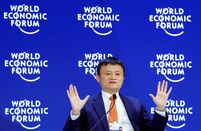 Jack Ma je bil letos eden od govornikov na svetovnem gospodarskem forumu v Davosu.