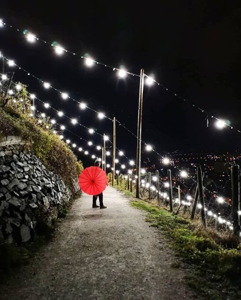 Luči nad Mariborom. FOTO: Instagram/visitmaribor