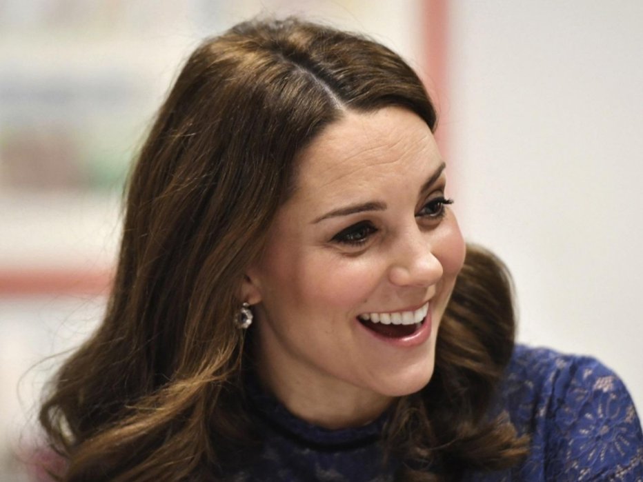 Fotografija: Kate Middleton je spregovorila o novem kraljevem dojenčku.  FOTO: AP