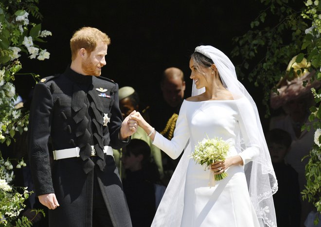 Sanjski dan za Harryja in Meghan. FOTO: Ben Birchhall, Ap