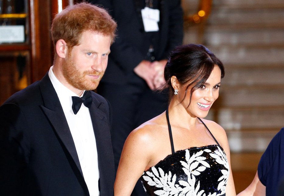 Fotografija: Meghan Markle in princ Harry. FOTO: Reuters