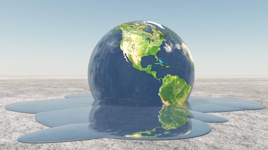 Fotografija: Earth melting into water FOTO: Bestdesigns Getty Images/istockphoto