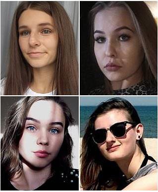 Fotografija: Lokalni mediji so medtem že imenovali štiri od petih deklet, ki so bile žrtve te grozljive tragedije: ​Karolina Barabas, Gosia Tymieniecka, Wiktoria Julia Pietrasin Amelia Wieczorek. FOTO: Twitter