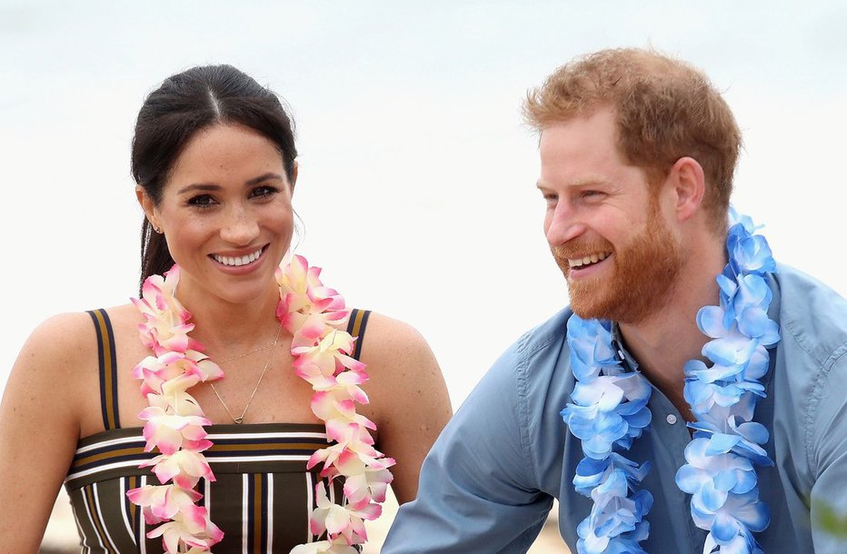 Fotografija: Meghan Markle in princ Harry. FOTO: Reuters