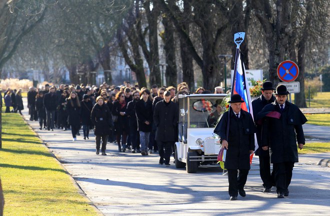 Pogreb na ljubljanskih Žalah FOTO: BLAŽ SAMEC