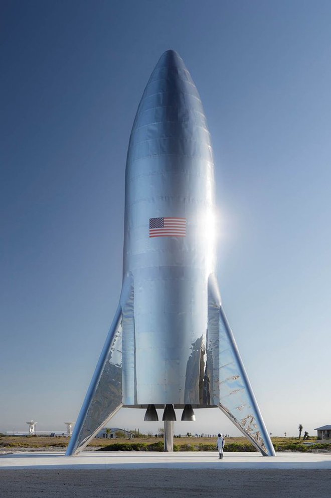 Testna različica SpaceXove Zvezdne ladje FOTO: SpaceX