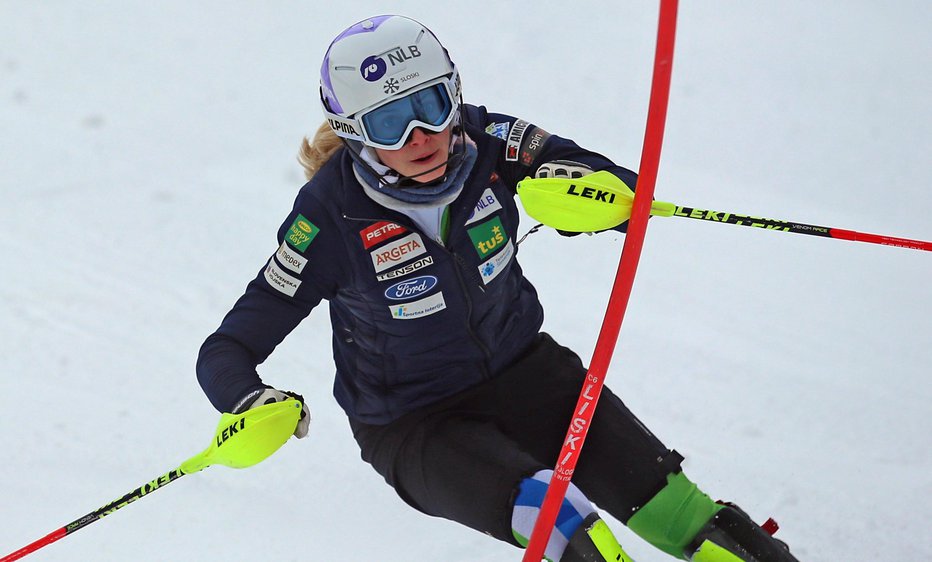 Fotografija: Slovenske lisičke (na fotografiji Ana Bucik) so te dni vadile na Pohorju, kjer bosta 1. in 2. februarja tekmi za svetovni pokal. FOTO: Tadej Regent