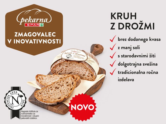 Pekovski mojstri Pekarne SPAR so zato iz moke in vode vzgojili svoje droži. FOTO: SPAR Slovenija