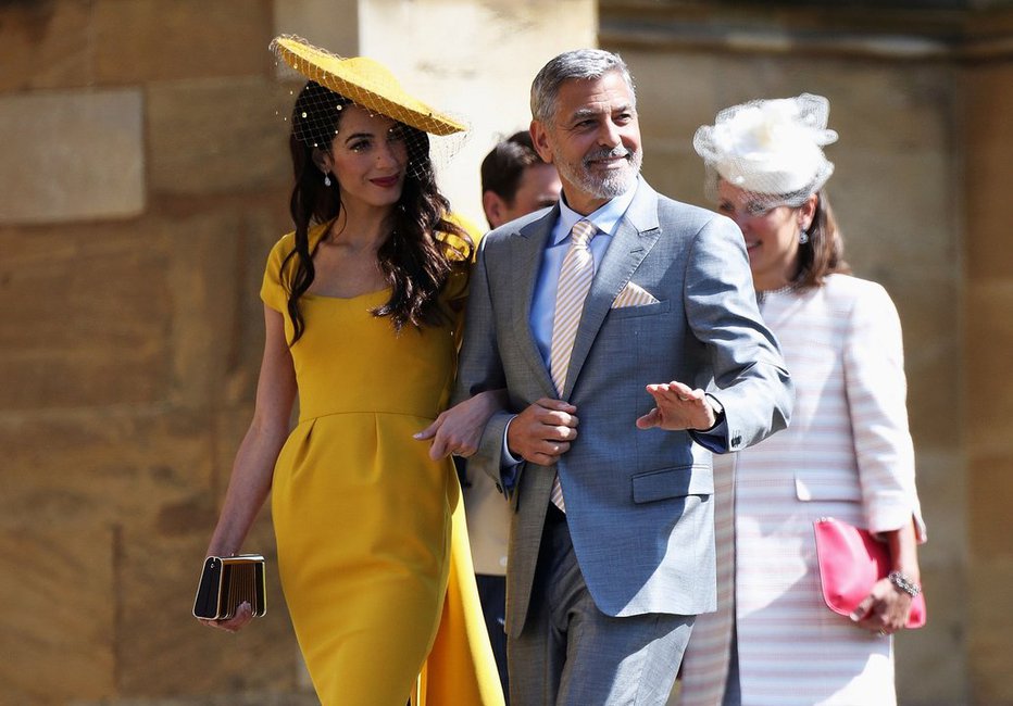 Fotografija: Amal in George Clooney