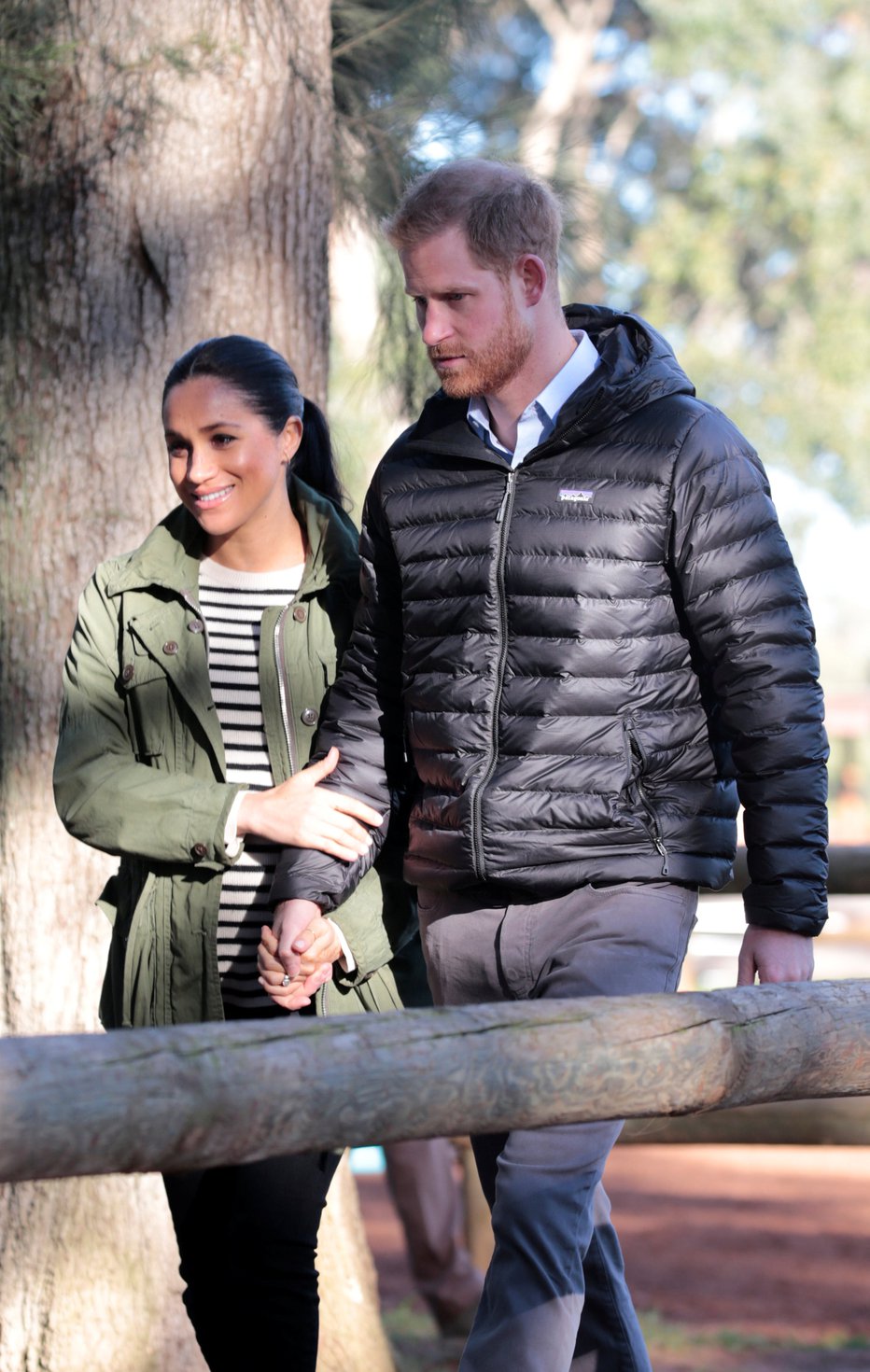 Fotografija: Princ Harry in Meghan. FOTO: Reuters