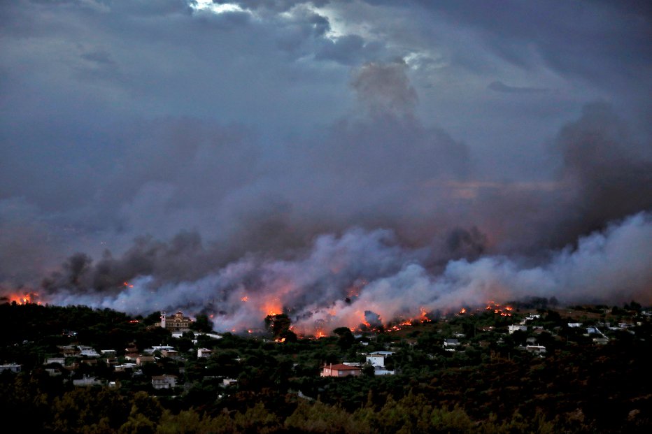 Fotografija: Pretresljivi posnetki iz Grčije. FOTO: Reuters