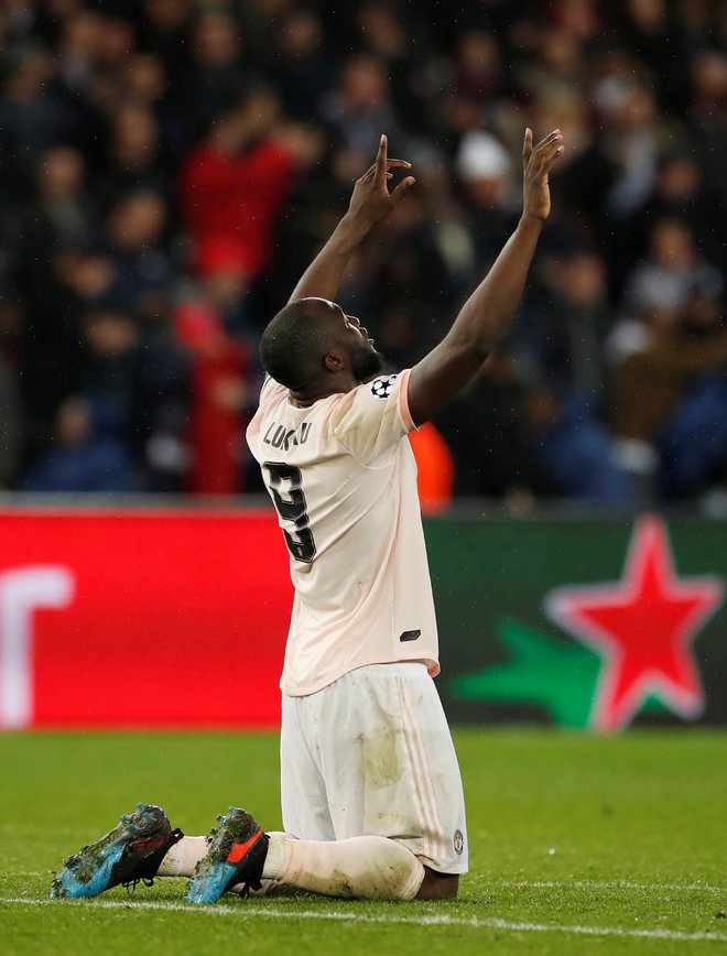 Romelu Lukaku je bil med junaki rdečih vragov v Parizu. FOTO: Reuters