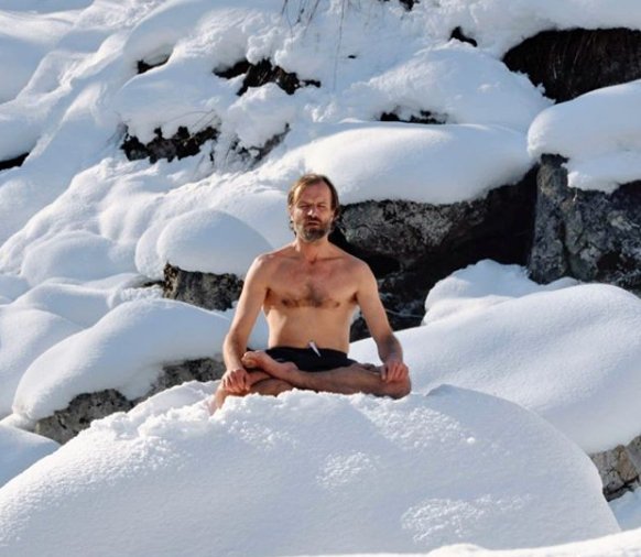 Fotografija: Wim Hof. FOTO: Zaslonski posnetek