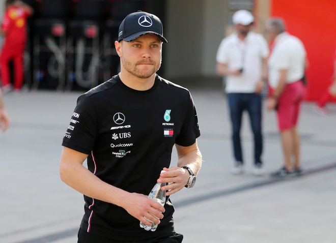 Formula One F1 - Bahrain Grand Prix - Bahrain International Circuit, Sakhir, Bahrain - March 28, 2019  Mercedes' Valtteri Bottas ahead of the Bahrain Grand Prix  REUTERS/Hamad I Mohammed