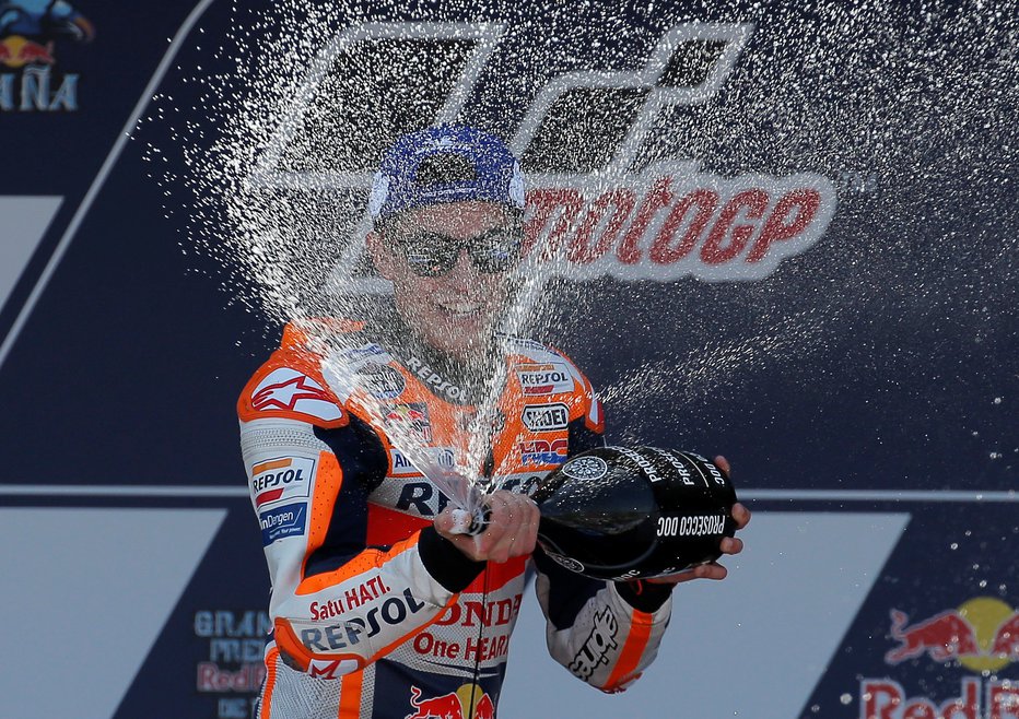 Fotografija: Marc Marquez si je dal spet duška. FOTO: Reuters