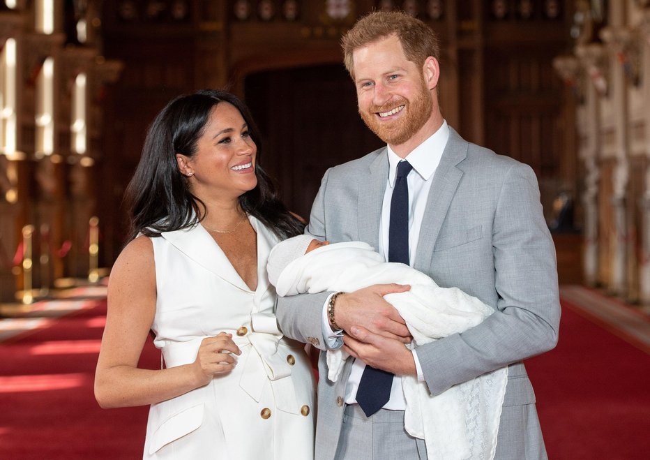 Fotografija: Harry in Meghan sta javnosti predstavila sinčka. FOTO: Reuters