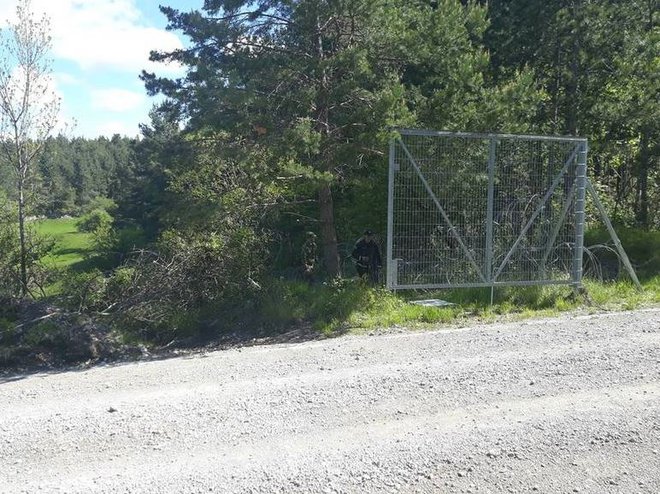 Tehnične ovire na meji. FOTO: Slovenska vojska