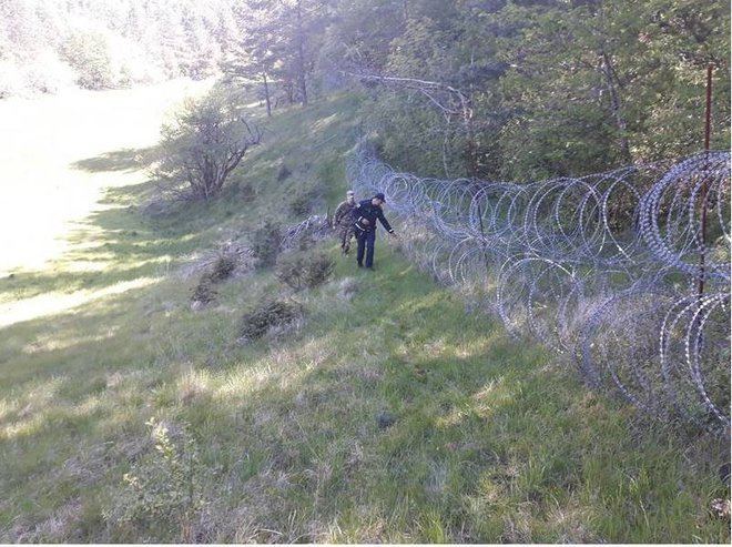 Skupni nadzor meje. FOTO: Slovenska Vojska