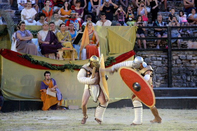 Gladiatorski boji v puljski Areni Foto: Arhiv TZ Pula