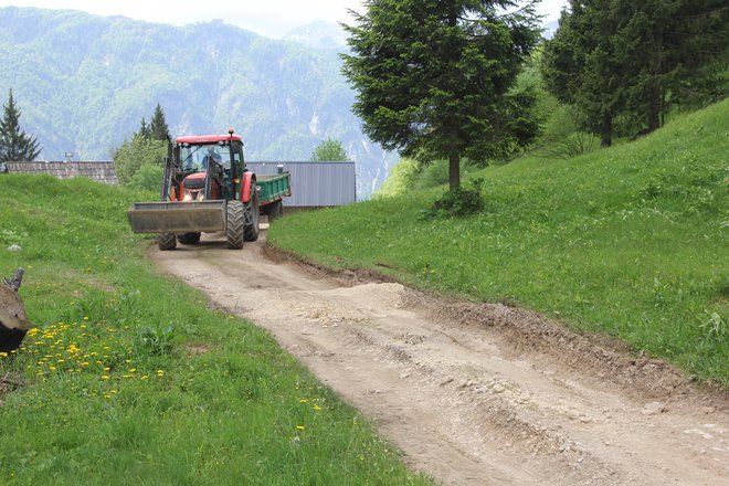 Dela so v polnem teku. FOTO: Boštjan Fon