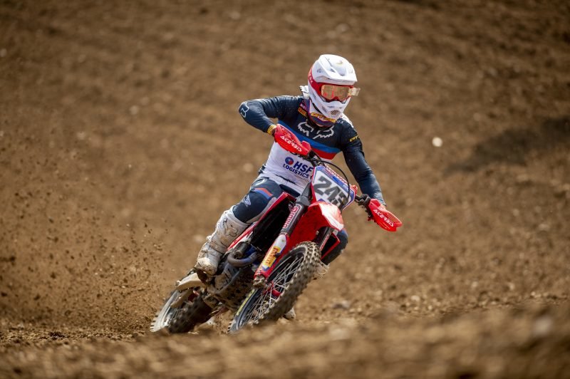 Fotografija: Tim Gajser optimističen pričakuje veliko nagrado Rusije. FOTO: HRC