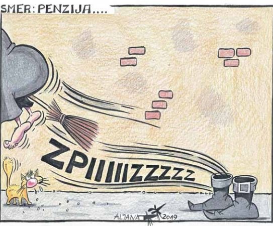 Fotografija: nedeljska karikatura FOTO: Aljana Primožič Fridauer