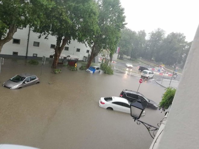 Ptuj je bil v zadnjem mesecu že dvakrat pod vodo. Grozijo pa novi nalivi.