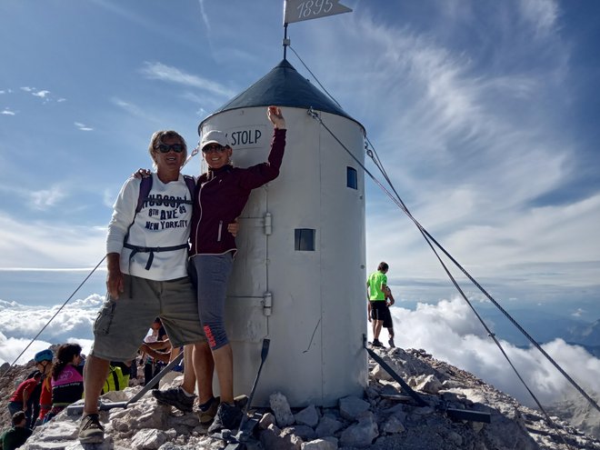 S sorodno dušo na Triglavu FOTO: Osebni arhiv