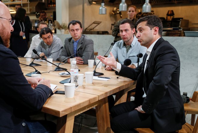 12 ur je govoril na novinarski konferenci. FOTO: Gleb Garanich, Reuters