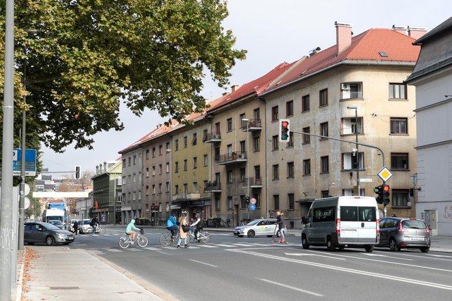 Zgodilo se je v križišču Celovške ceste in Ruske ulice. FOTO: Marko Feist