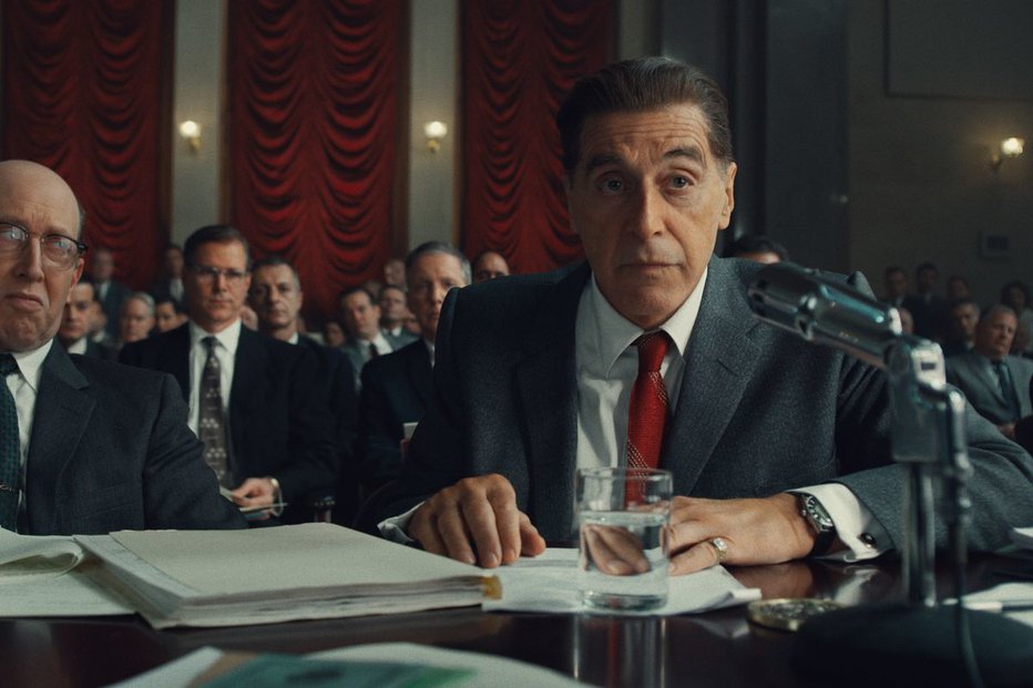 Fotografija: Al Pacino kot vplivni sindikalist Jimmy Hoffa v mafijskem filmu Irec FOTO: NETFLIX