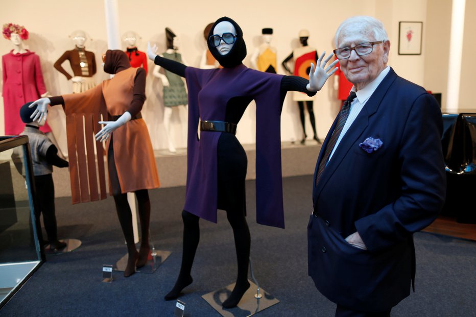 Fotografija: Pierre Cardin leta 2014. FOTO: Charles Platiau, Reuters