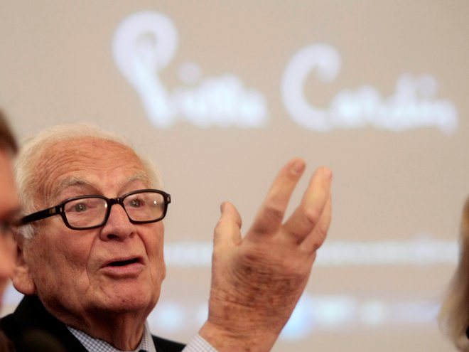 Pierre Cardin leta 2010. FOTO: Alexander Natruskin, Reuters