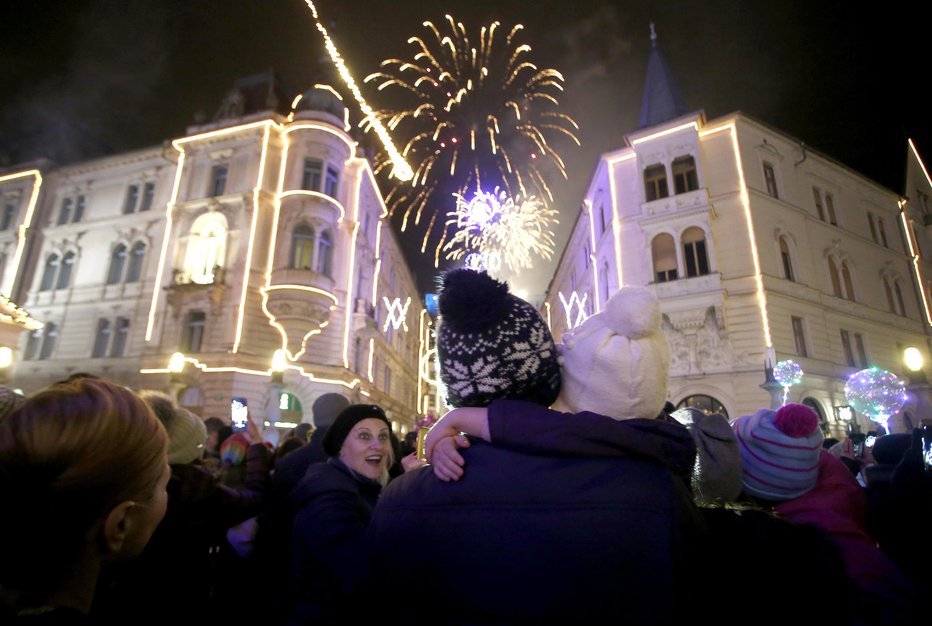 Fotografija: Tako smo pričakali leto 2019, danes bo povsem drugače. FOTO: Roman Šipić