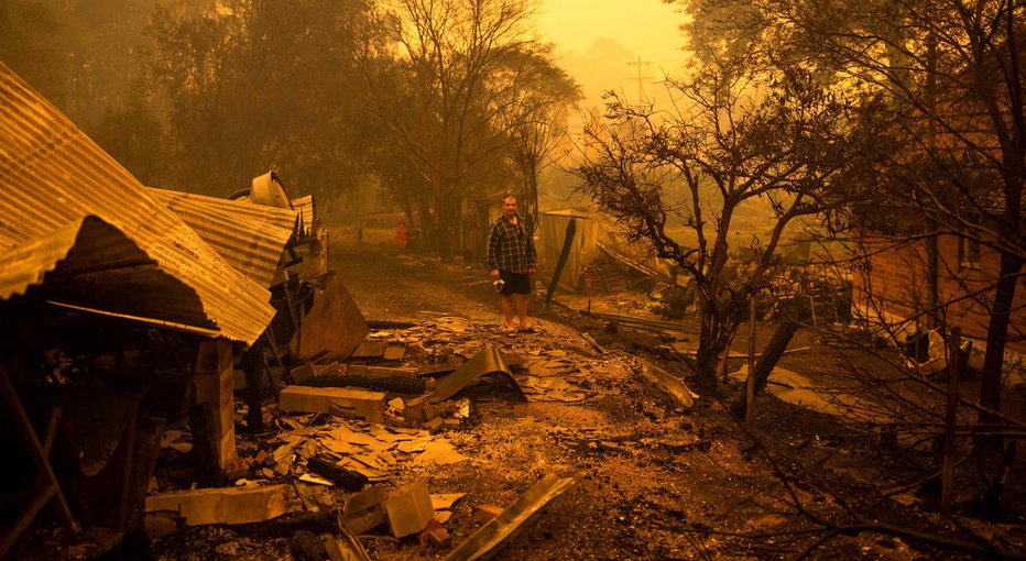 Fotografija: Kriza je usmerila pozornost na podnebne spremembe. FOTO: Sean Davey/Afp