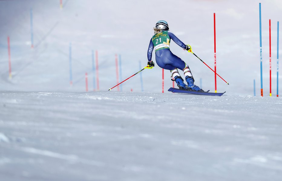 Fotografija: Meta Hrovat lani v Kranjski Gori. FOTO: Matej Družnik