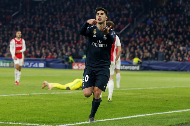 Realov napadalec Marco Asensio je zabil svoj prvi gol po lanskem decembru, kar je dobrodošla osvežitev za Madridčane. FOTO: Reuters